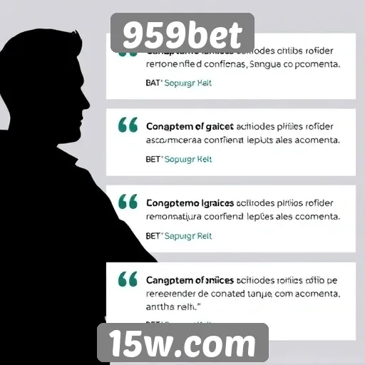 Depoimentos de usuários sobre a experiência na 959bet